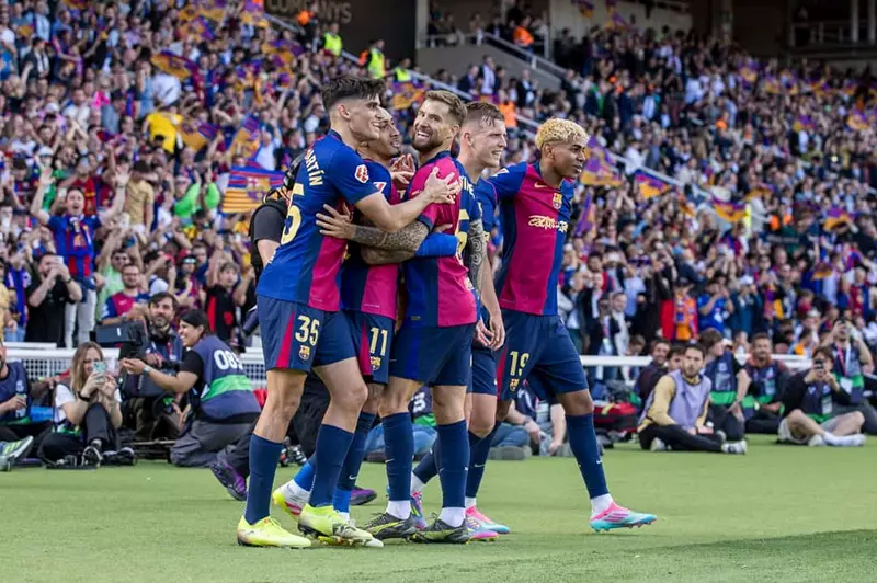 برشلونة يحقق انتصاراً مثيراً على أتلتيك بلباو في ختام الدوري الإسباني